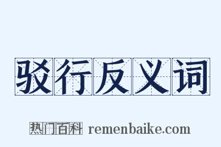 驳行反义词是什么意思的图片